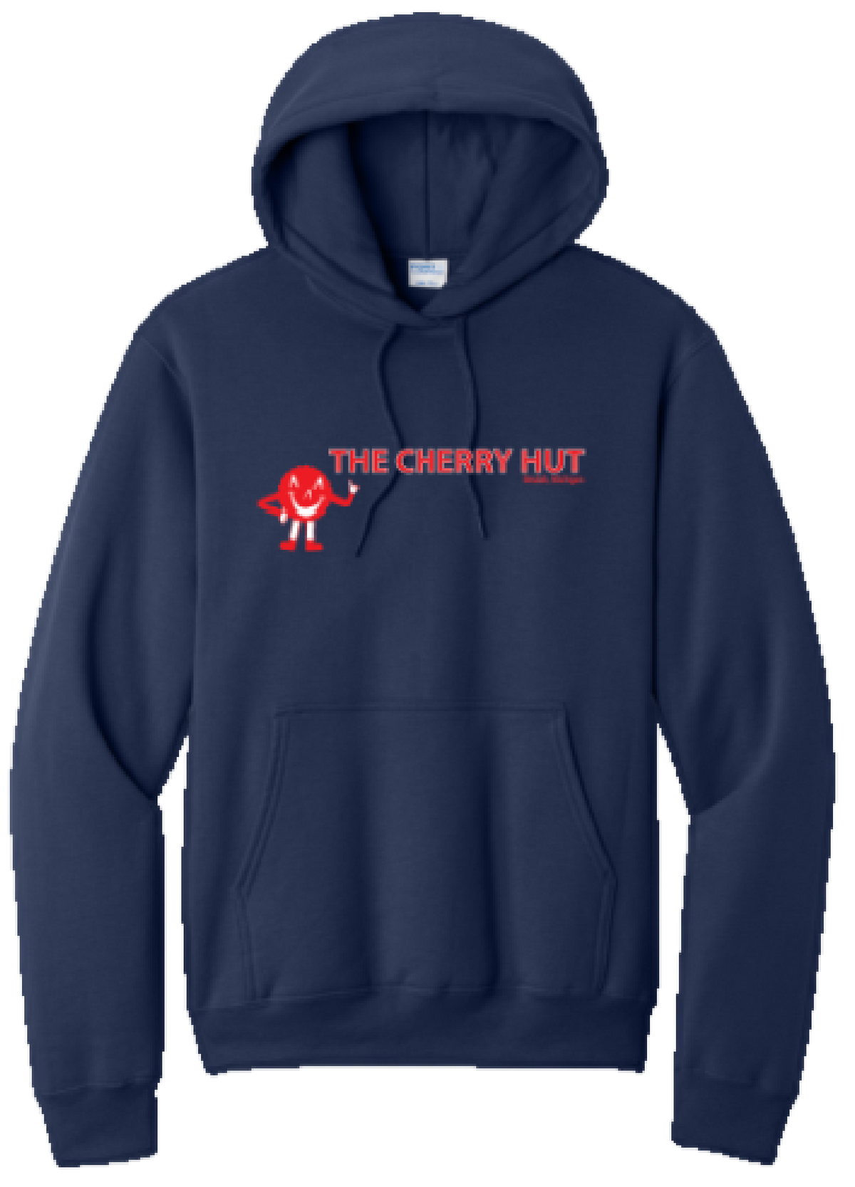 Youth Cherry Hut Hooded Sweatshirt - Navy