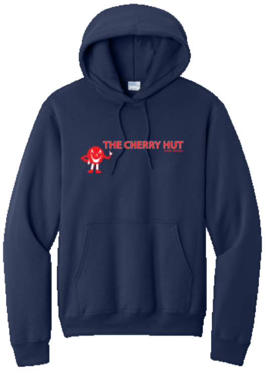 Cherry Hut Hooded Sweatshirt - Navy